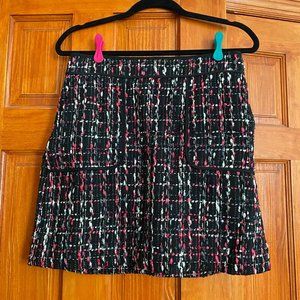 Winter black and pink skirt